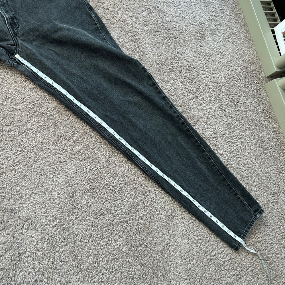 Levi's Vintage Charcoal Gray Orange Tab 560 Loose Fit Tapered Leg Jeans 34x36 - Picture 9 of 10
